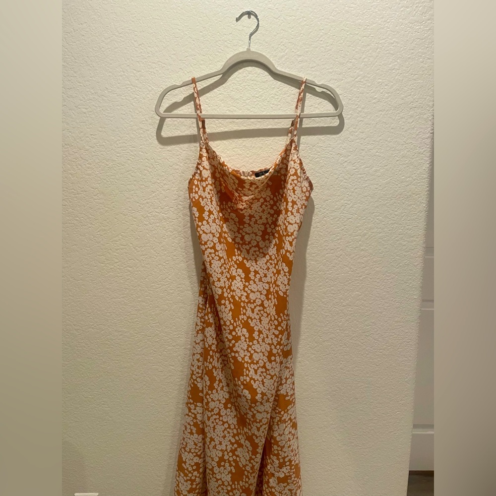 Strappy midi dress